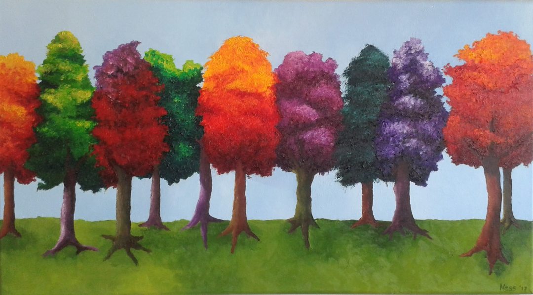 Coloured trees