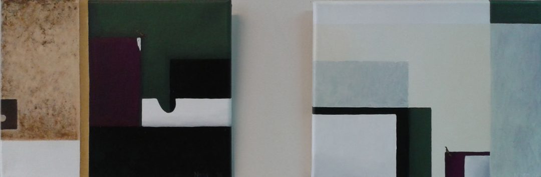 Abstract met vogels