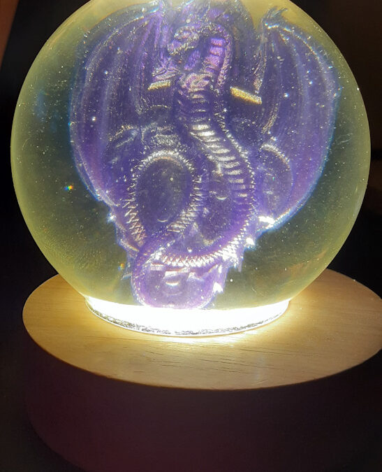 Bollamp van epoxy