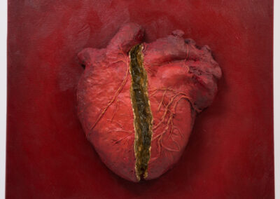 Golden broken heart