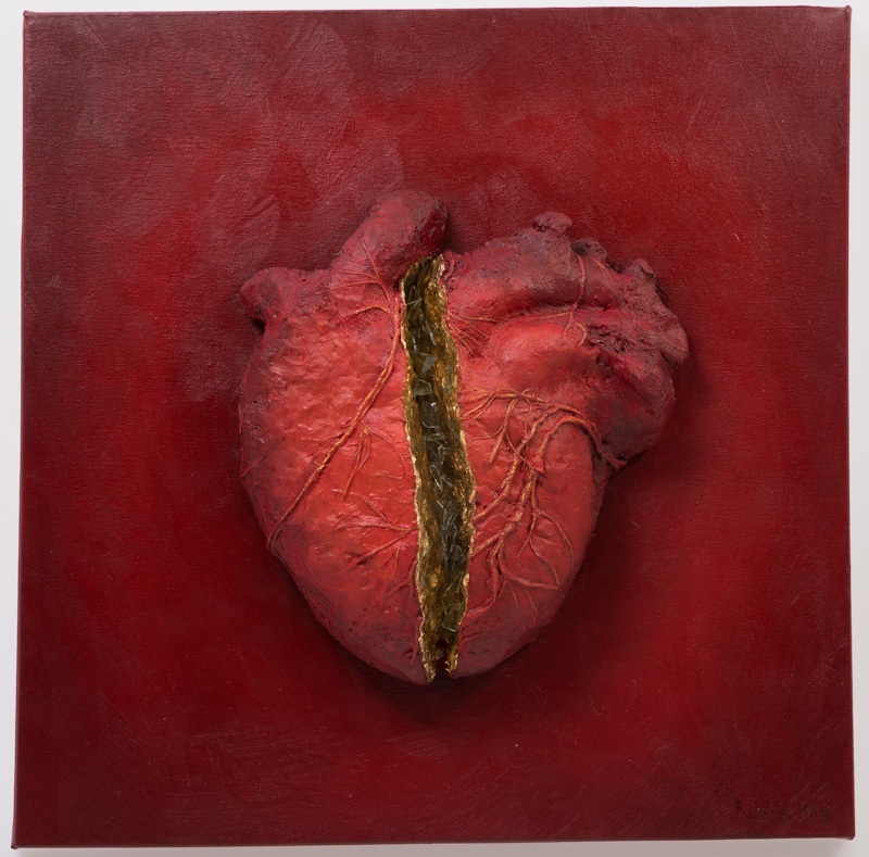 Golden broken heart